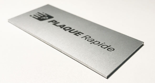 plaque boite aux lettres aluminium Grenoble