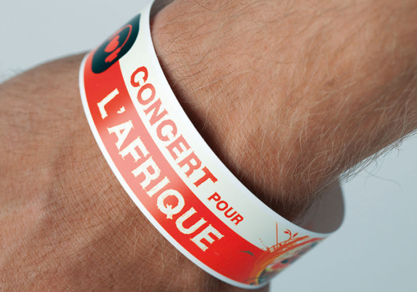 Création bracelet de contrôle à Grenoble