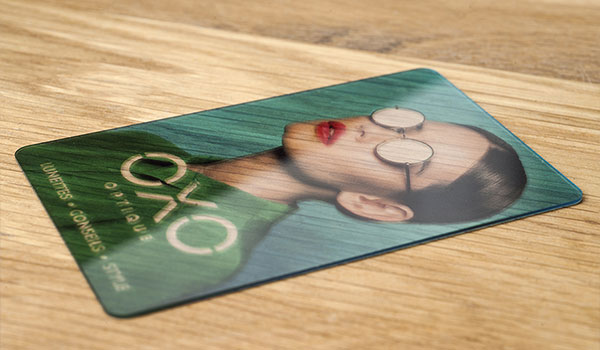 Carte PVC transparente Grenoble