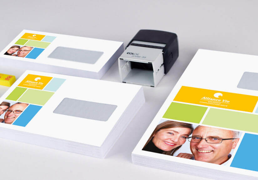 Réalisation d’enveloppes aux couleurs de votre entreprise