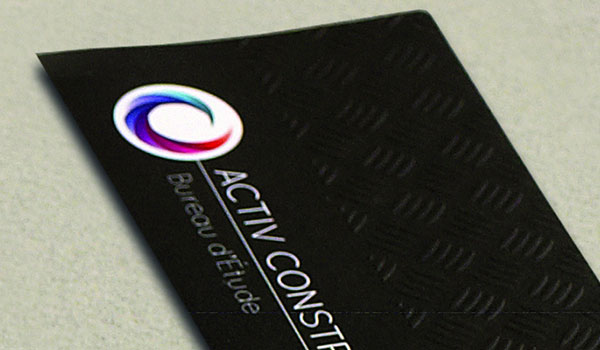 Carte gauffrage Grenoble