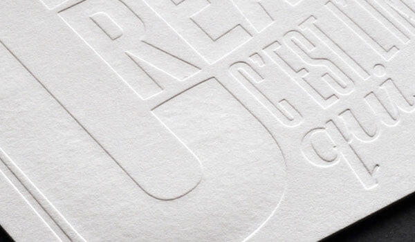 Carte letter press Grenoble