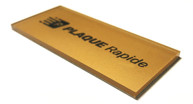 plaque boite aux lettres plexiglass Grenoble