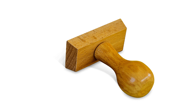 Le tampon bois EST LE MOINS CHER DU MARCHÉ.